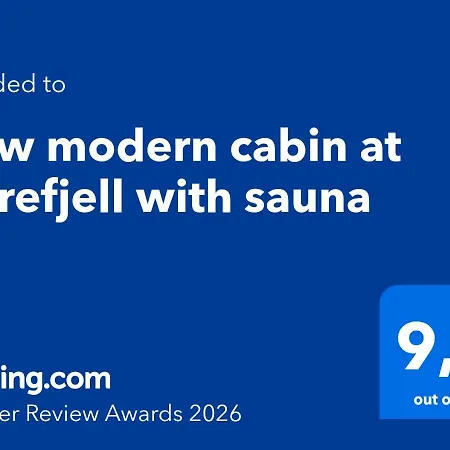 Casa de Férias New Modern At Norefjell With Sauna Noresund