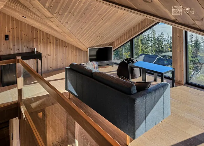 New Modern At Norefjell With Sauna 度假居 Noresund