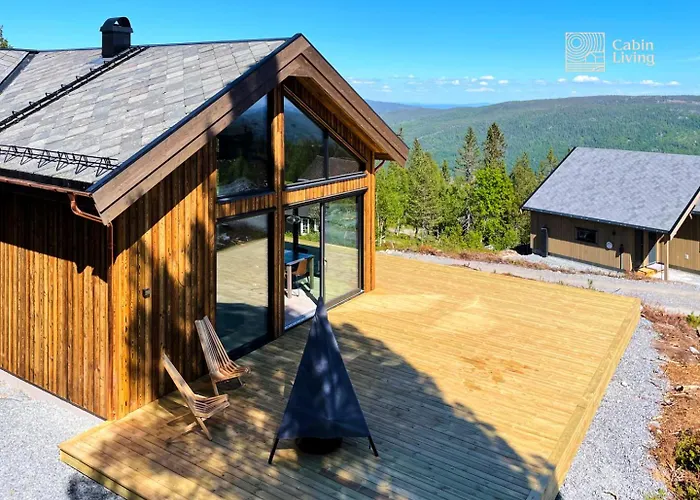 Semesterbostad New Modern At Norefjell With Sauna *